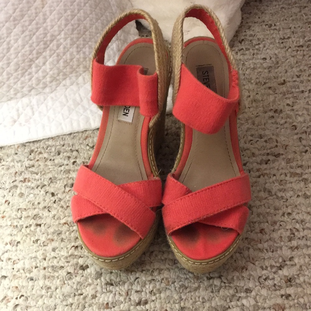 Steve Madden wedges worn a few times